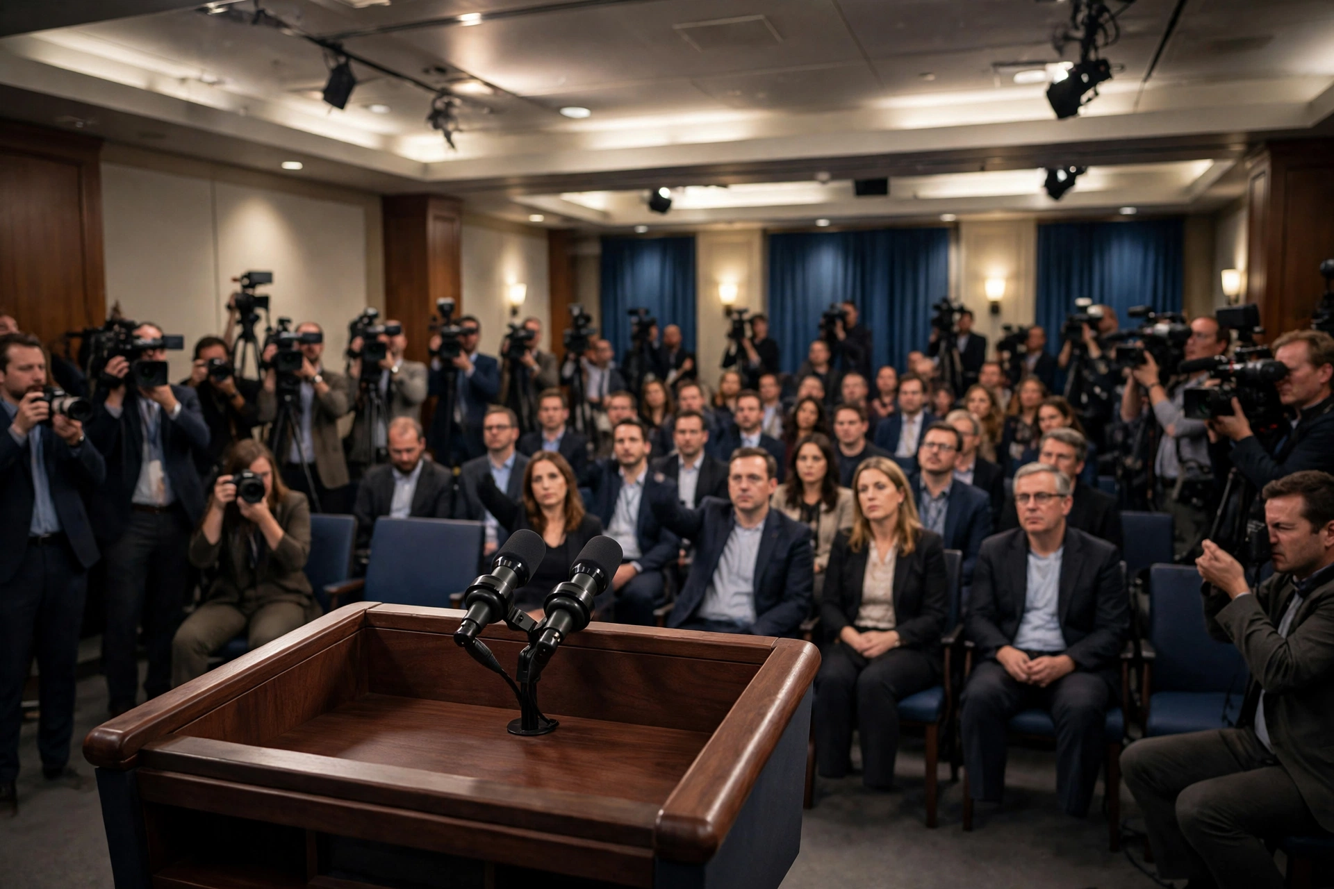 Katie Zacharia press briefing debut at the White House briefing room