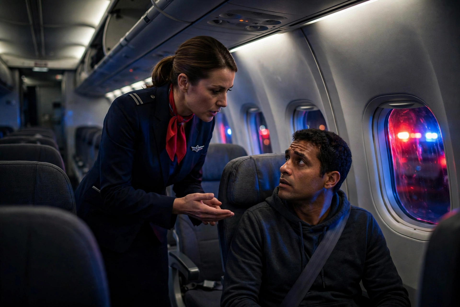 Selma Blair Delta flight incident