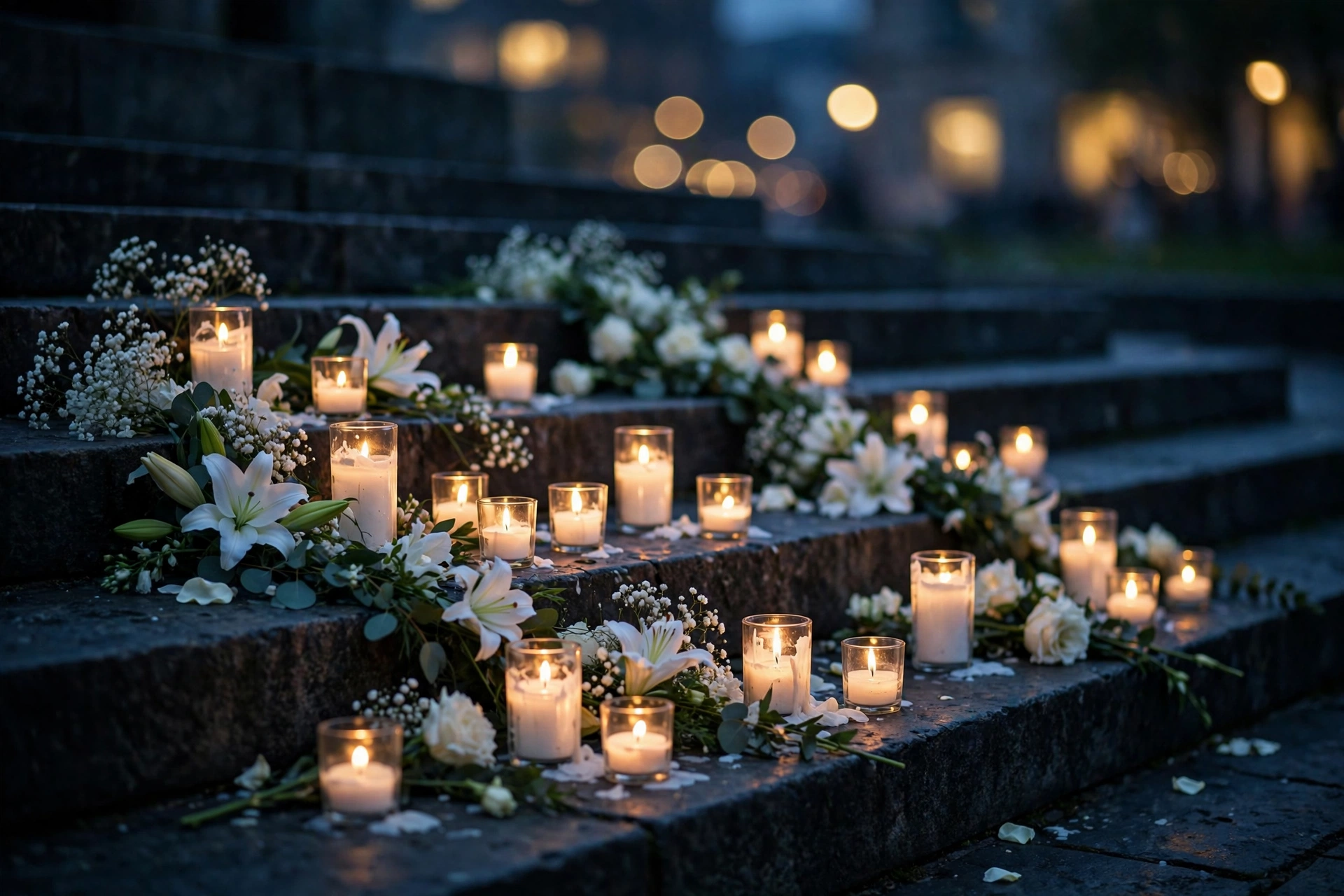 RJ Mitte cause of death memorial candles tribute