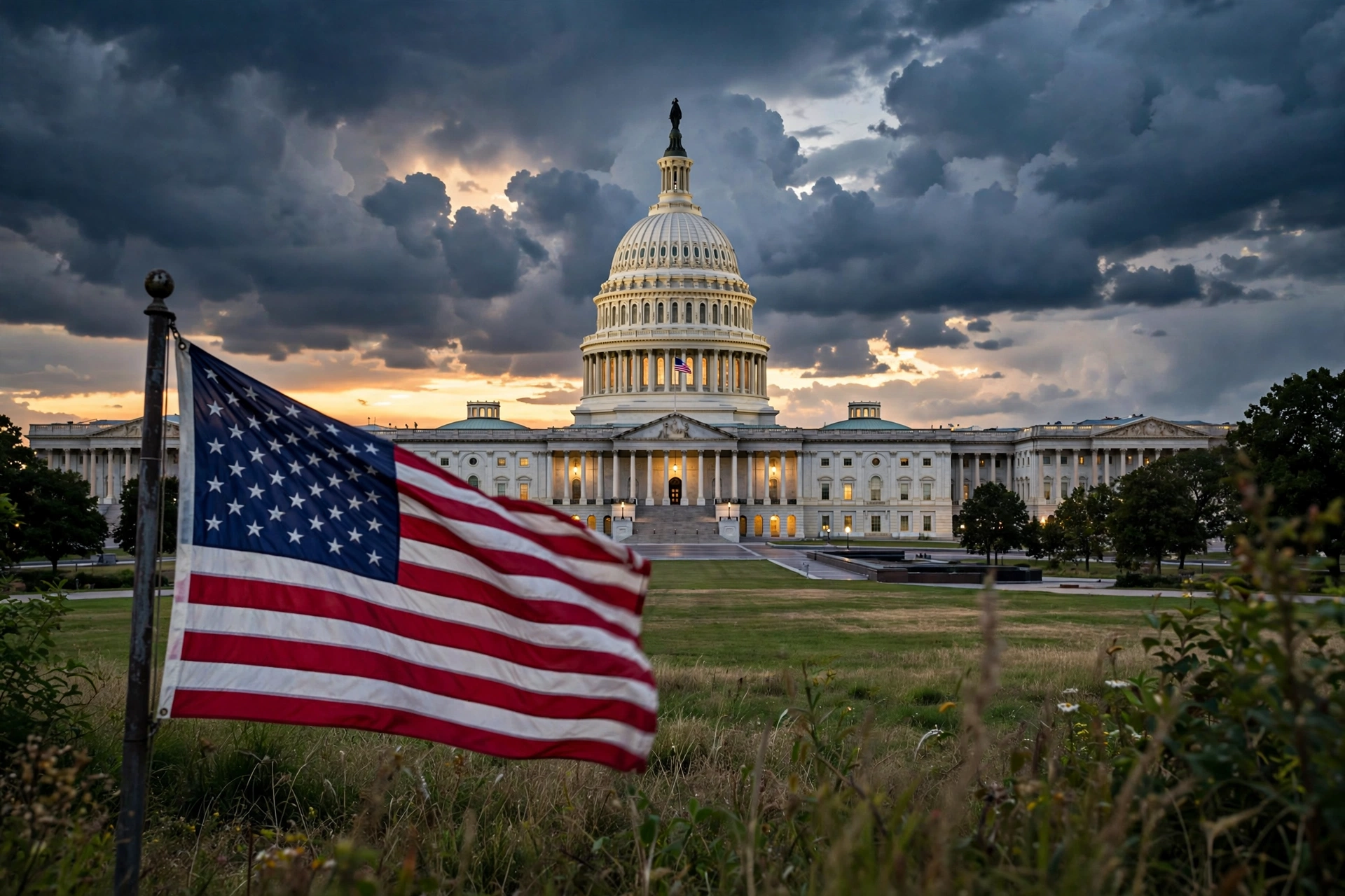 2026 midterm predictions: US Capitol at dusk ahead of November 3 midterm elections